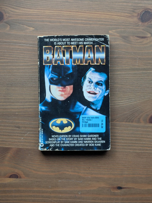 BATMAN (1989 Paperback) Screenplay Novelization by Craig Shaw Gardiner