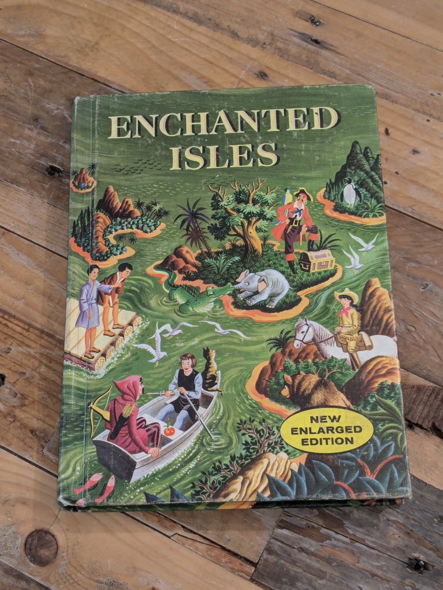 Enchanted Isles (Treasury of Literature) Edited by Eleanor M. Johnson - Vintage Hardcover