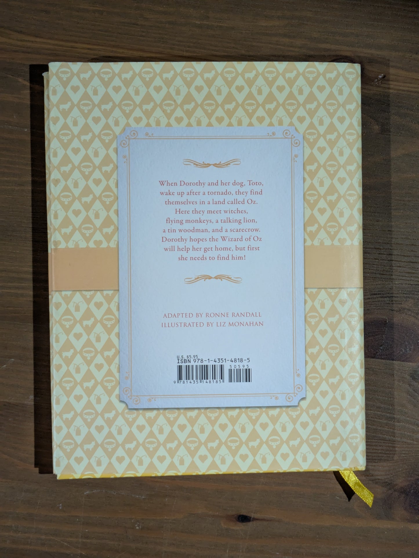 Wizard of Oz, The (Illustrated Cassic Collection) by Ronne Randall - Hardcover