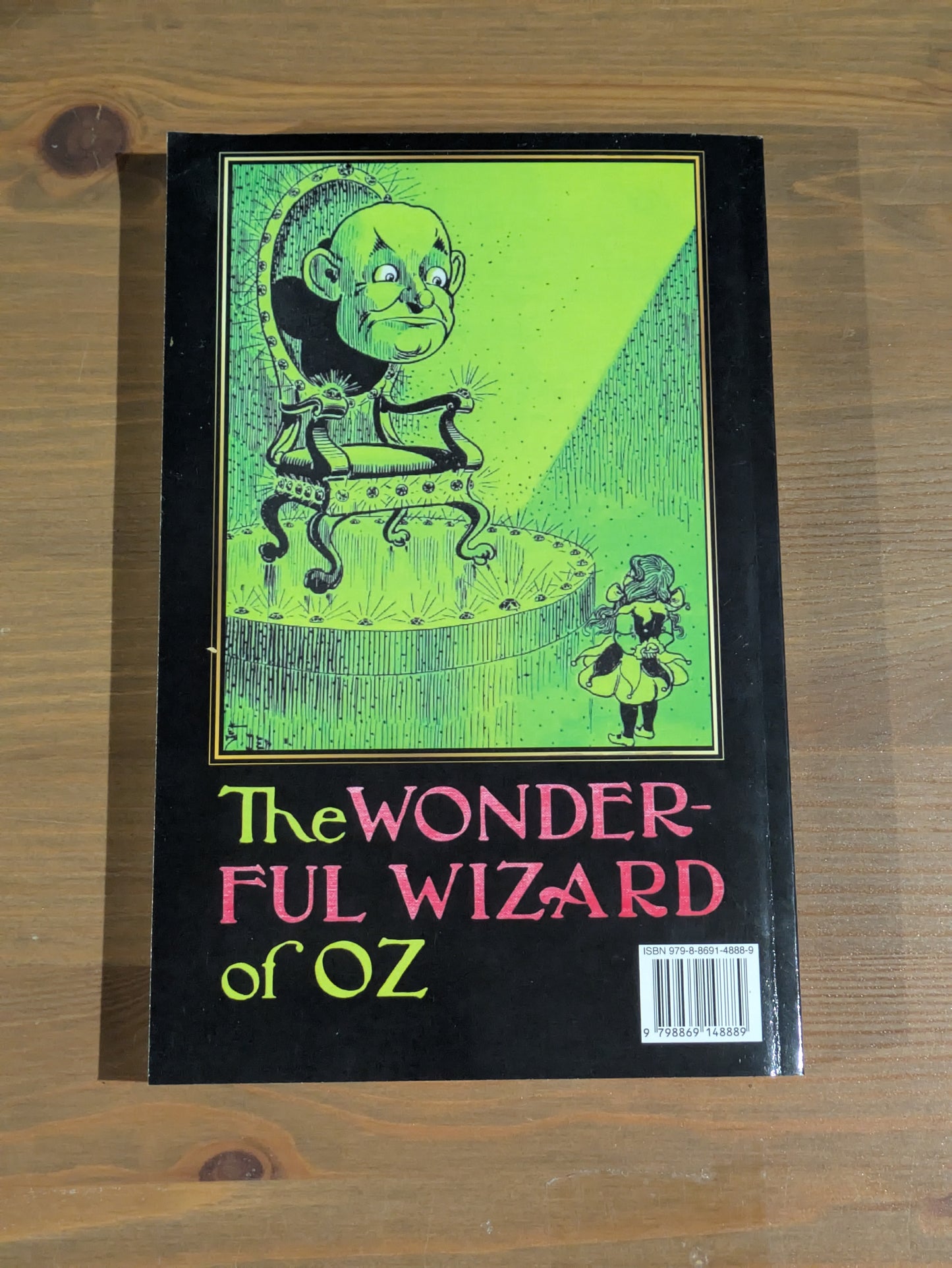 Wonderful Wizard of Oz (Wicked Edition on Black Pages) by L. Frank Baum