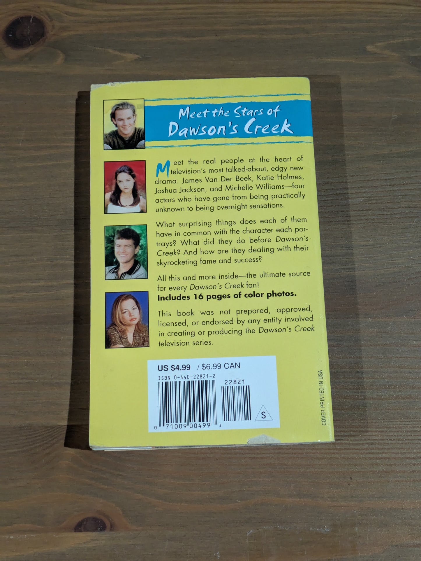 Meet the Stars of Dawson's Creek (Vintage Paperback) by Grace Catalano