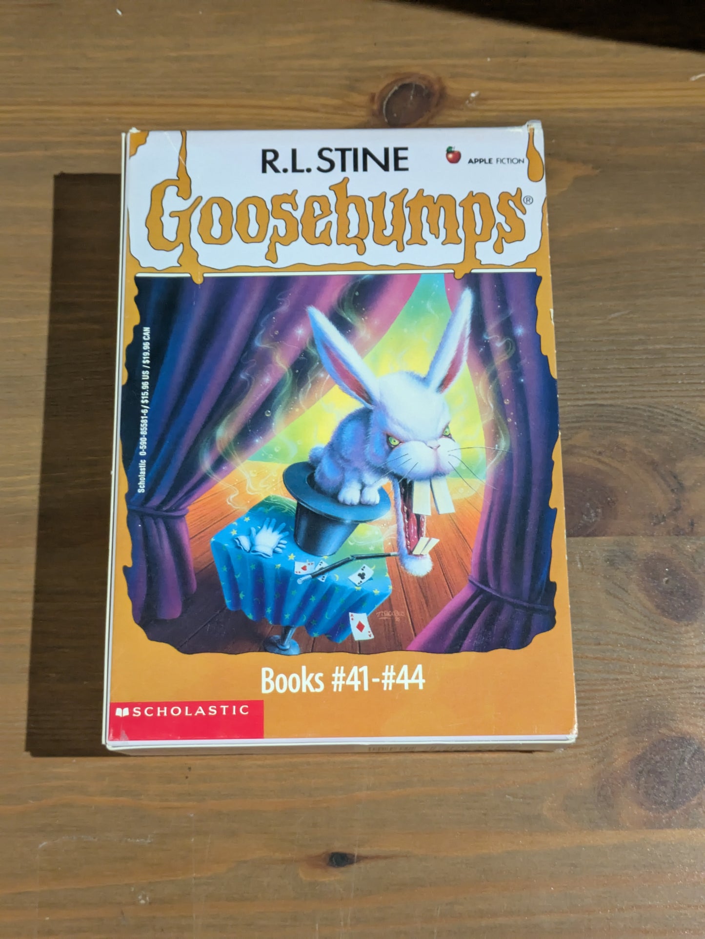 Goosebumps Box Set #41-44 by R.L. Stine (Bad Hare Day, Egg Monsters from Mars, Beast from the East, Say Cheese & Die Again)