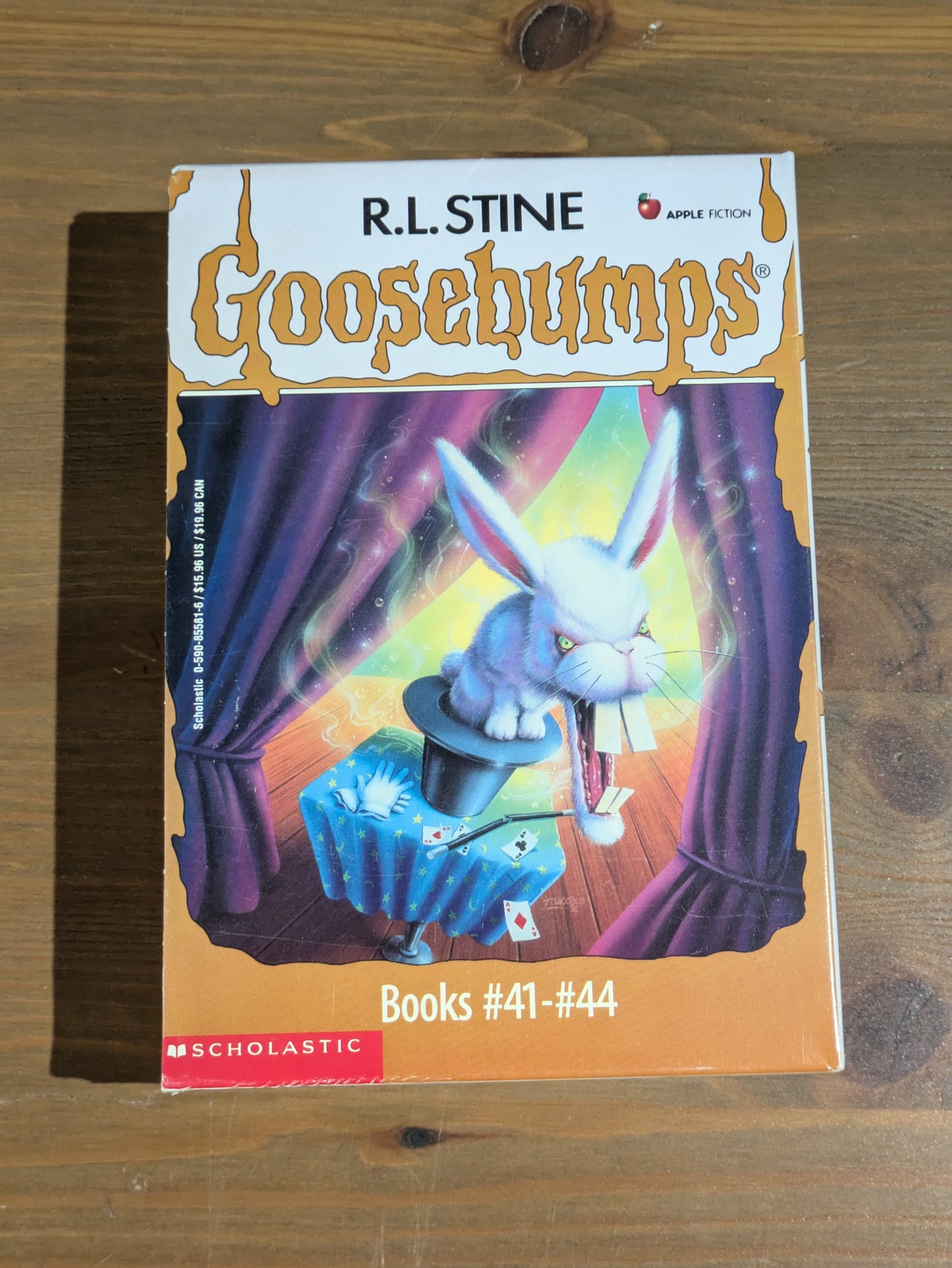 Goosebumps Box Set #41-44 by R.L. Stine (Bad Hare Day, Egg Monsters from Mars, Beast from the East, Say Cheese & Die Again)