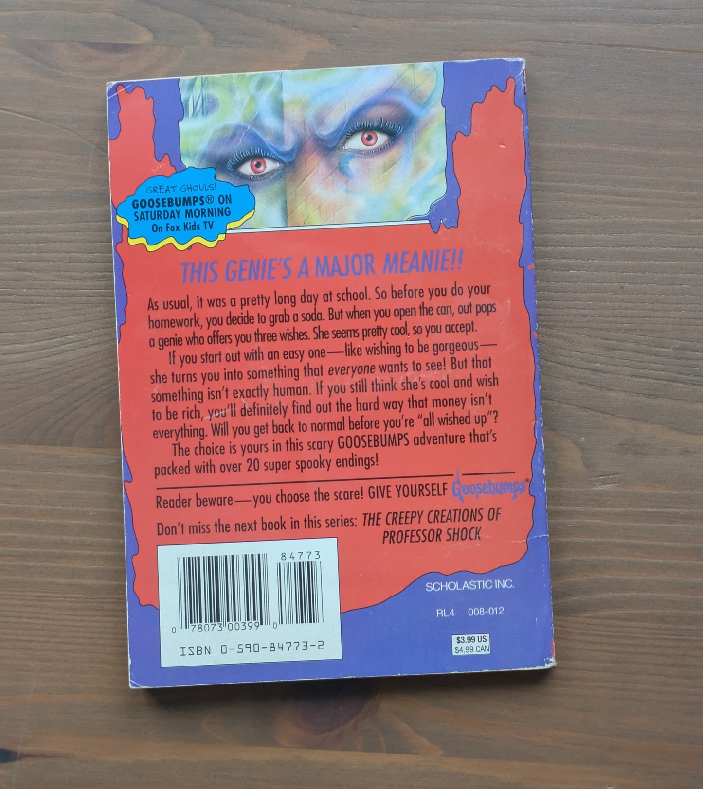 Scream of the Evil Genie (Give Yourself Goosebumps #13) by R.L. Stine - Vintage Paperback