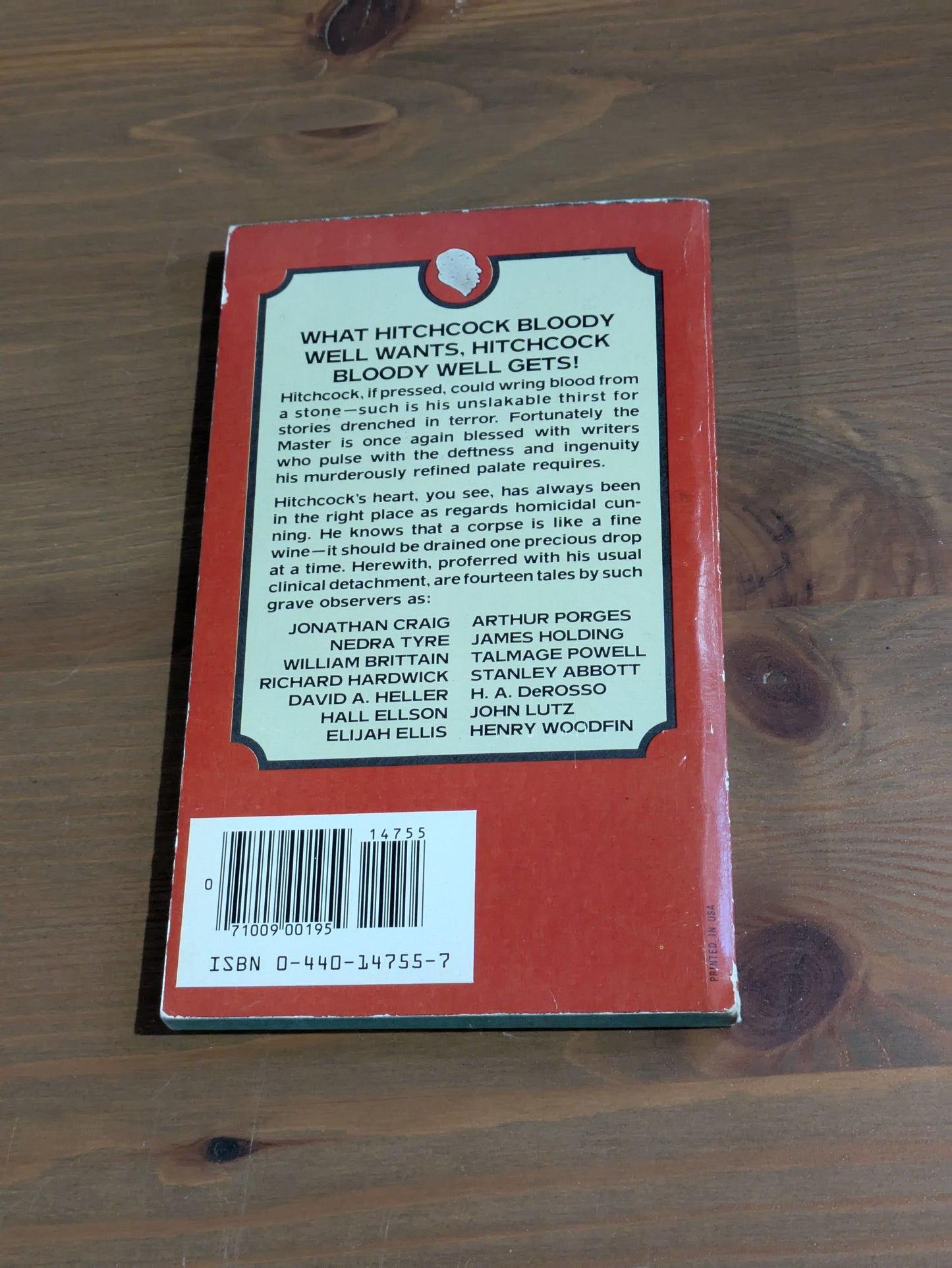 Let it All Bleed Out (Alfred Hitchcock Presents) Vintage Anthology Paperback