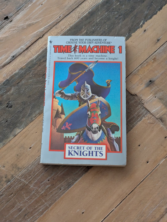 Secret of the Knights (Time Machine #1) by Jim Gasperini - Vintage Paperback