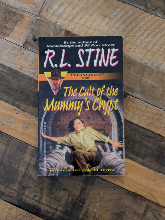 Cult of the Mummy's Crypt, The (Indiana Jones: Find Your Fate #7) by R.L. Stine - Vintage Paperback
