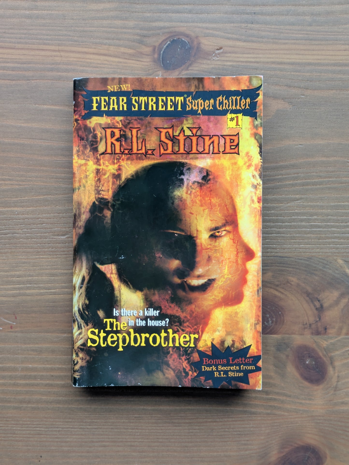 Stepbrother, The (New Fear Street #1) by R.L. Stine - Vintage Paperback