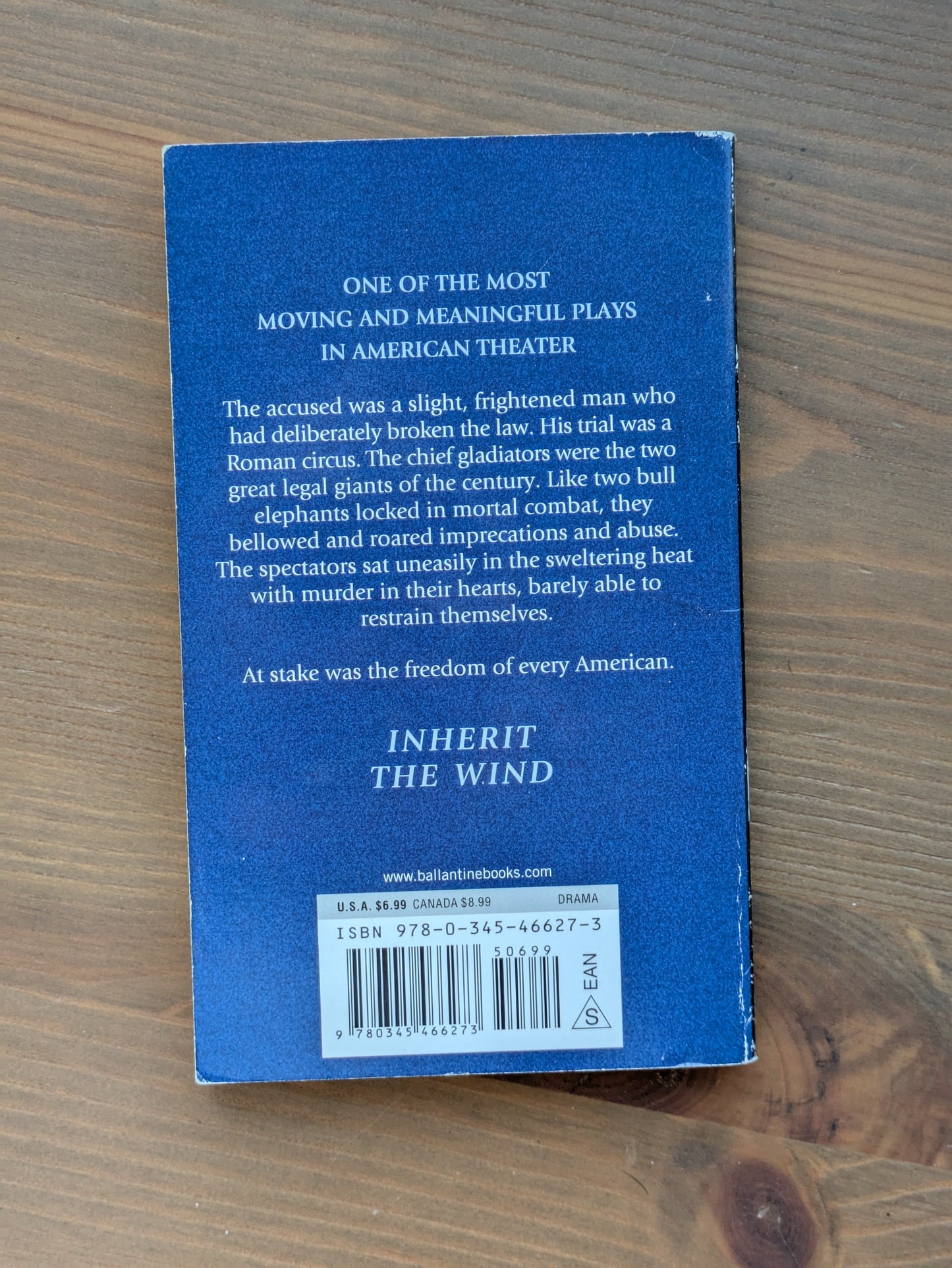 Inherit the Wind (Paperback) by Jerome Lawrence, Robert E. Lee