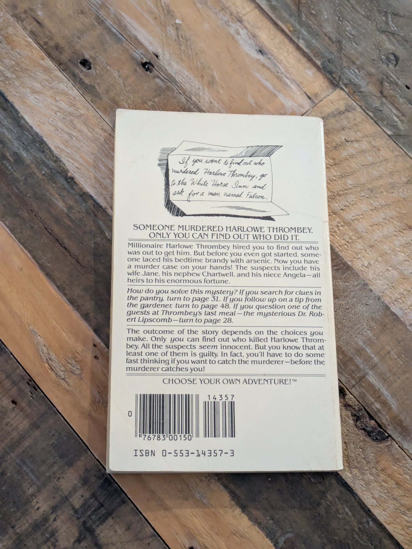 Who Killed Harlowe Thrombey? (Choose Your Own Adventure #9) by Edward Packard