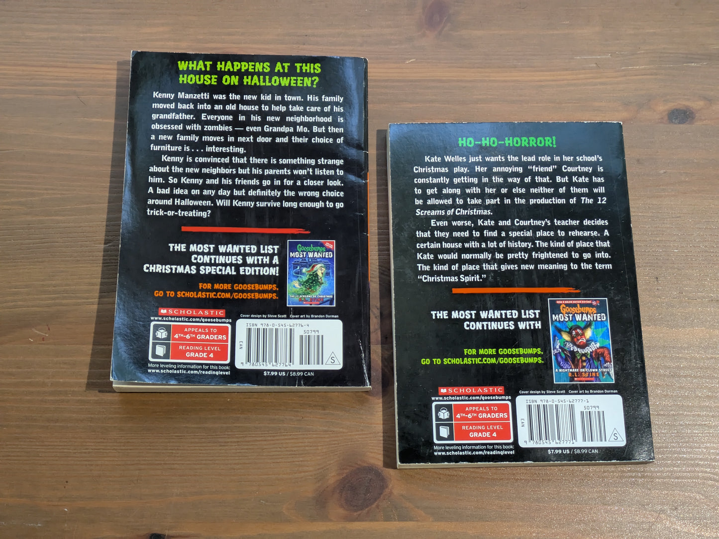 Goosebumps Most Wanted Special Editions 1 & 2: Zombie Halloween, 12 Screams of Christmas (Paperbacks) by R.L. Stine