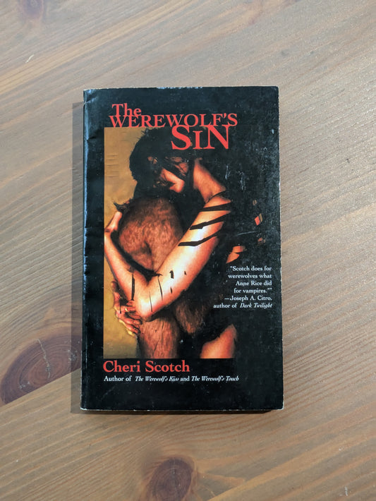 Werewolf's Sin, The (Voodoo Moon #3) by Cheri Scotch - Vintage Paperback