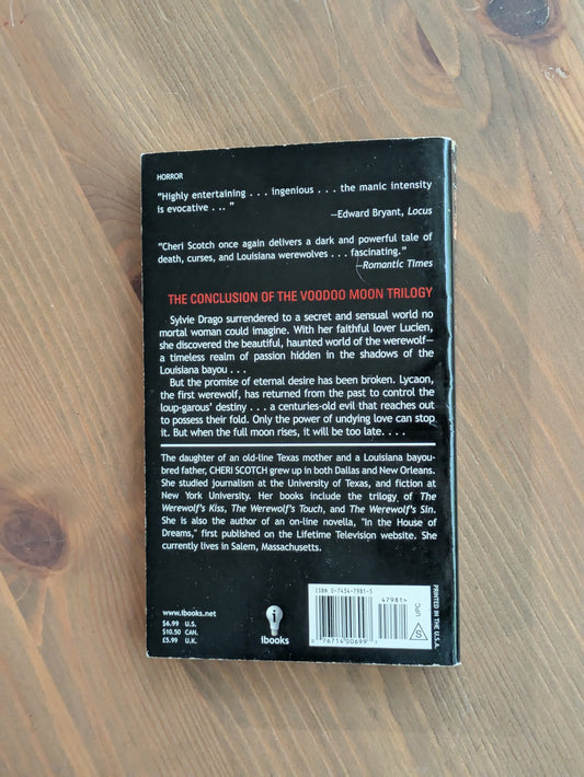 Werewolf's Sin, The (Voodoo Moon #3) by Cheri Scotch - Vintage Paperback