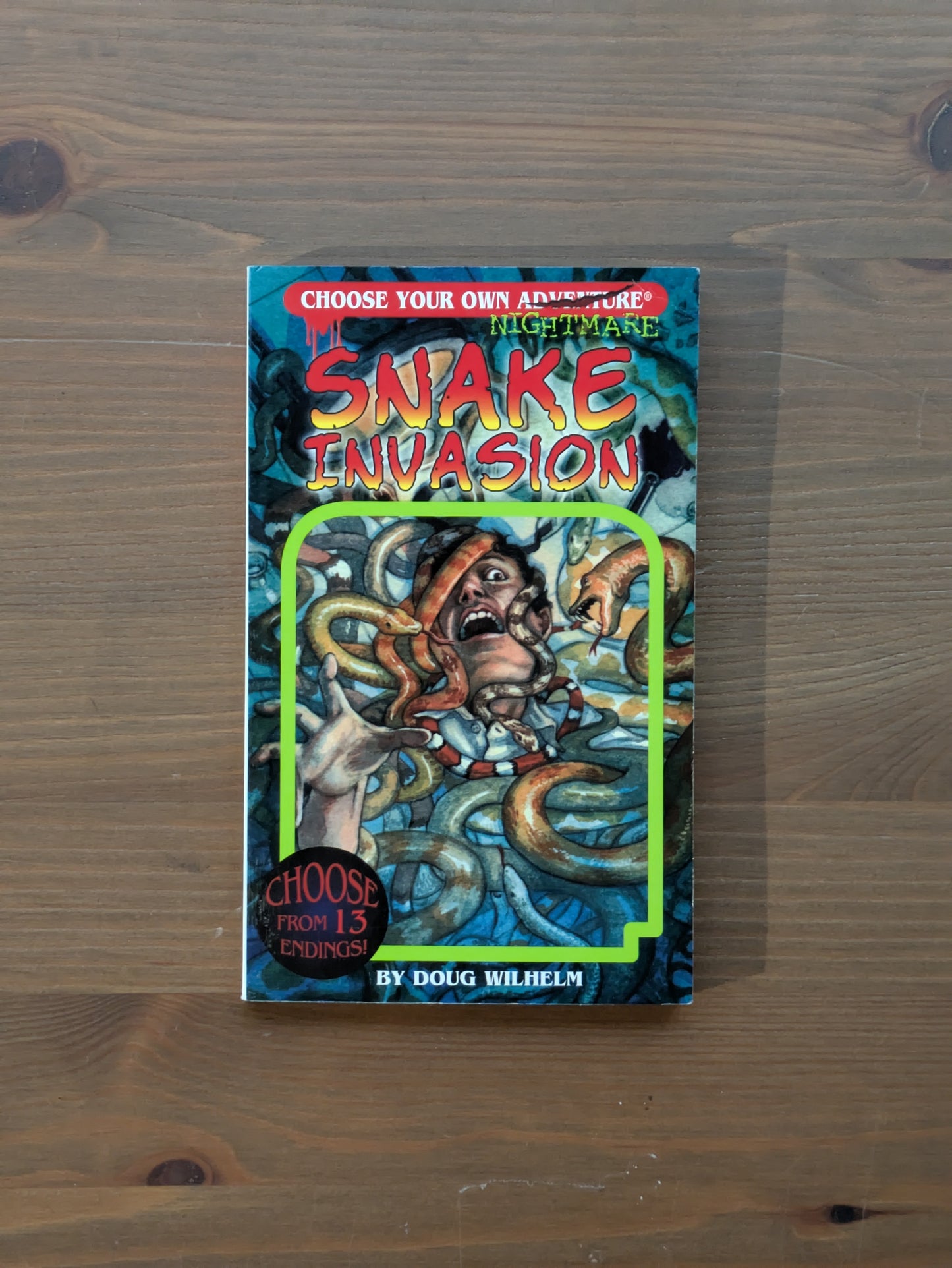 Snake Invasion (Choose Your Own Nightmare) by Doug Wilhelm - Paperback