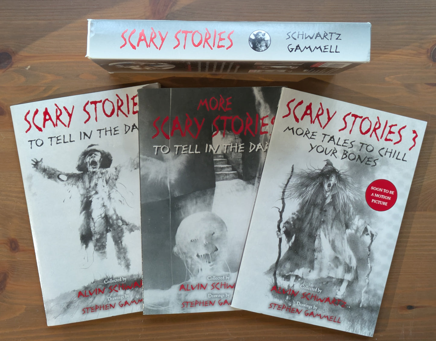 Scary Stories to Tell in the Dark (#1-3 Box Set) by Alvin Schwartz - Paperback