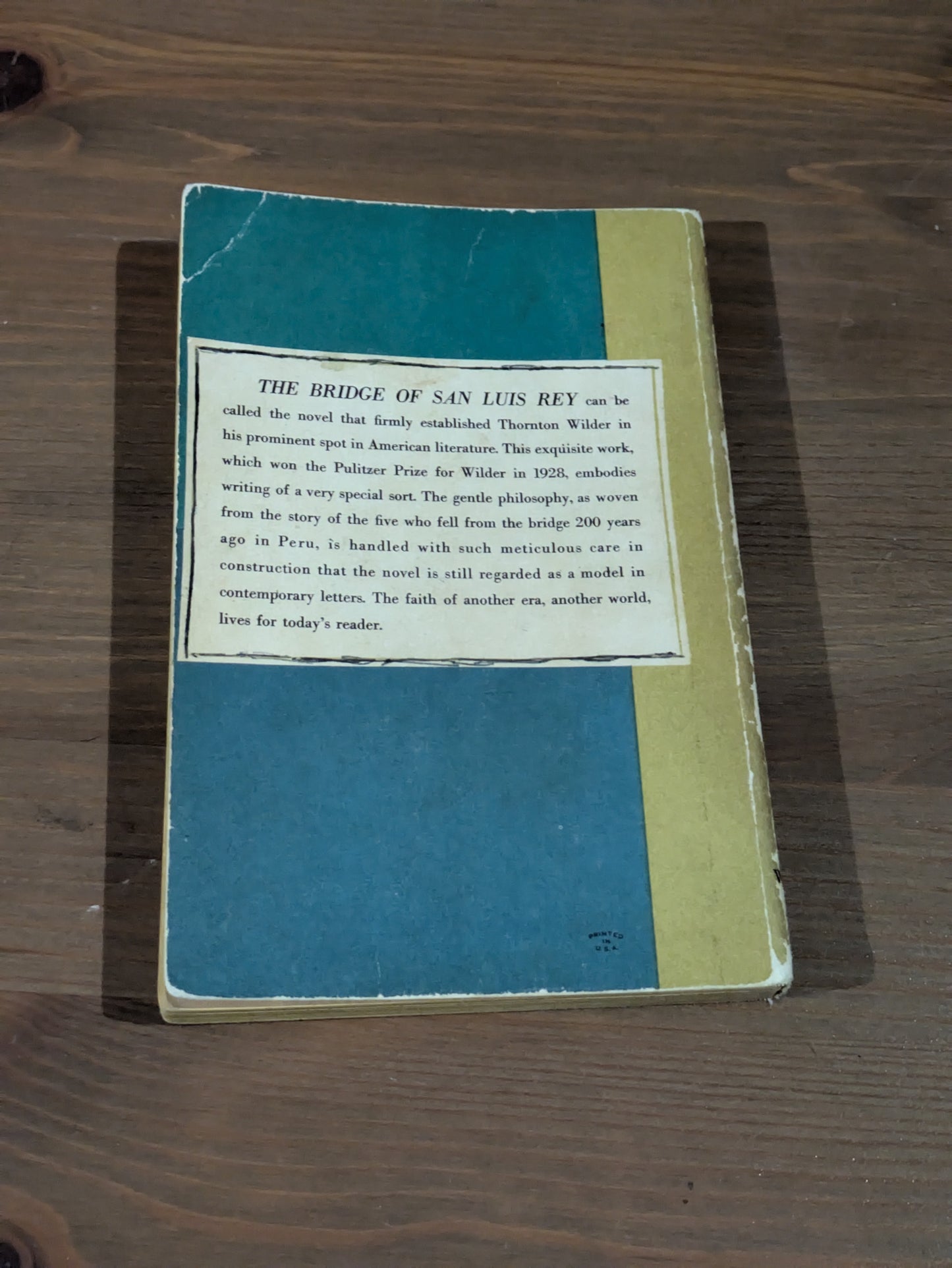 Bridge of San Luis Rey, The (Vintage Paperback) by Thornton Wilder