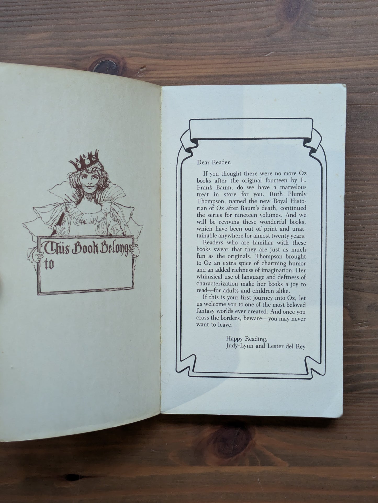 Royal Book of Oz, The (Wizard of Oz #15) by Ruth Plumly Thompson - Vintage Paperback