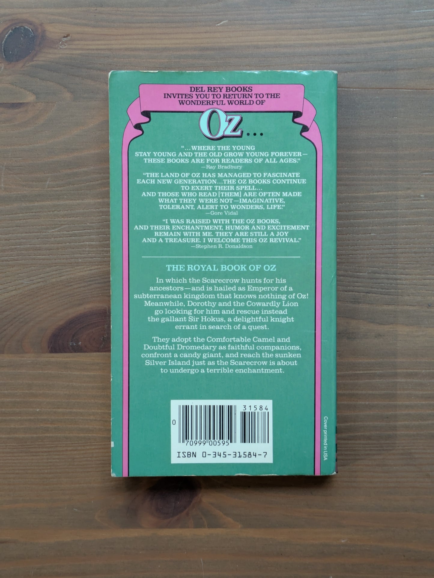 Royal Book of Oz, The (Wizard of Oz #15) by Ruth Plumly Thompson - Vintage Paperback