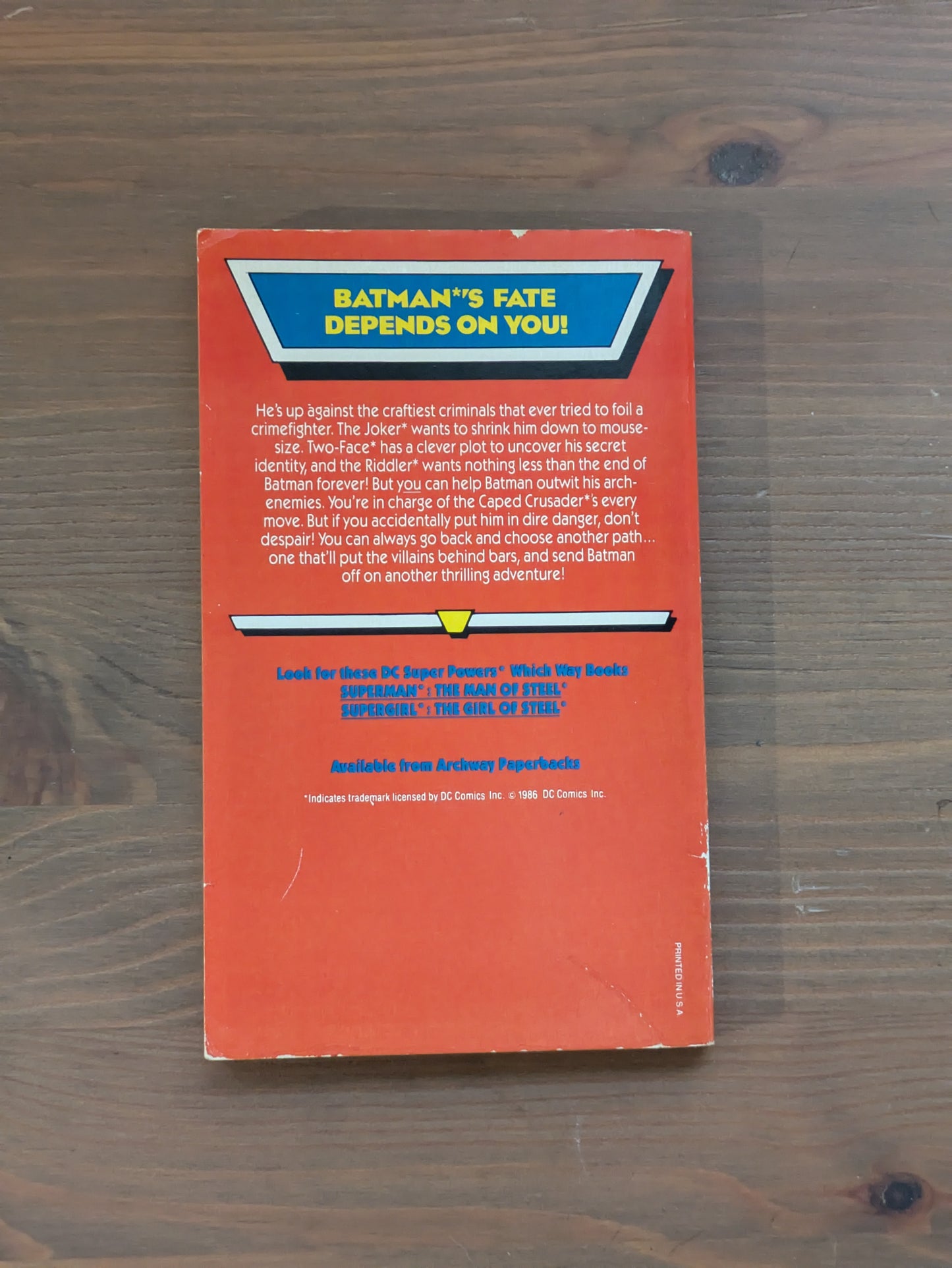 Doomsday Prophecy, The (Batman: Which Way) by Richard Wenk, José Delbo (Illustrator)