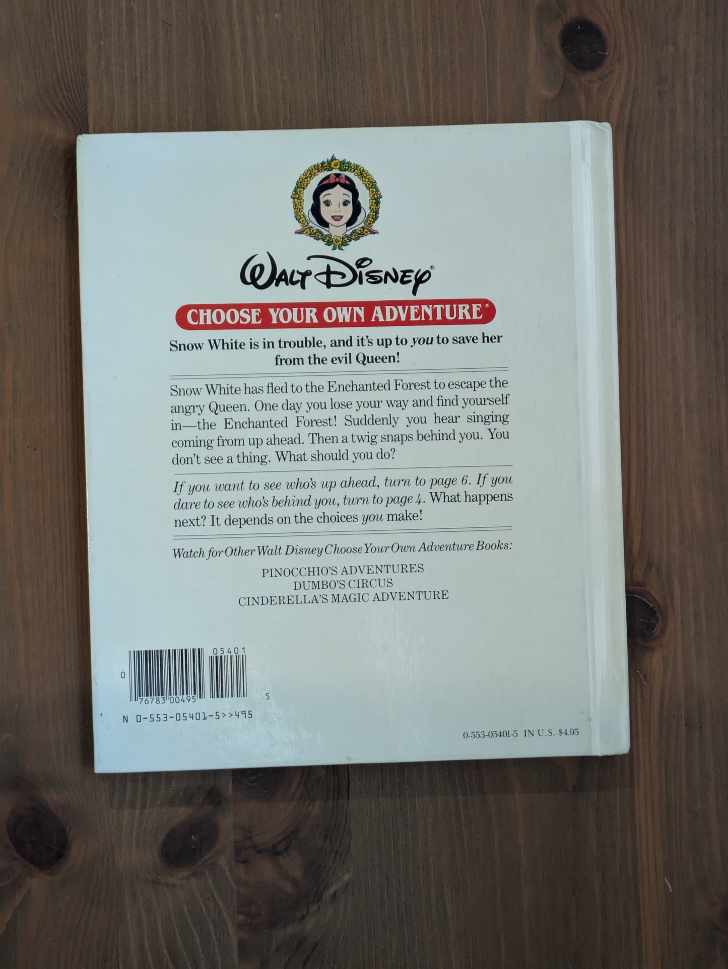 Snow White in the Enchanted Forest (Disney Choose Your Own Adventure) by Jim Razzi - Vintage Hardcover