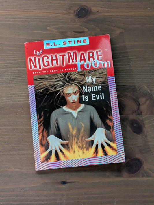 My Name is Evil (The Nightmare Room #3) by R.L. Stine - Vintage Paperback