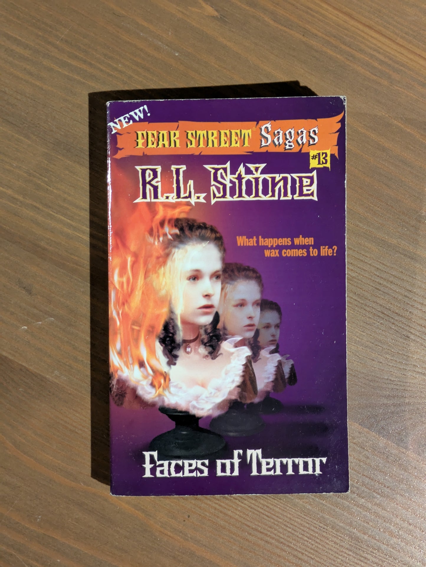Faces of Terror (Fear Street Sagas #13) by R.L. Stine - Rare Vintage Paperback