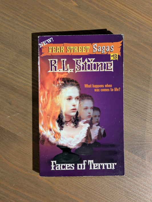 Faces of Terror (Fear Street Sagas #13) by R.L. Stine - Rare Vintage Paperback