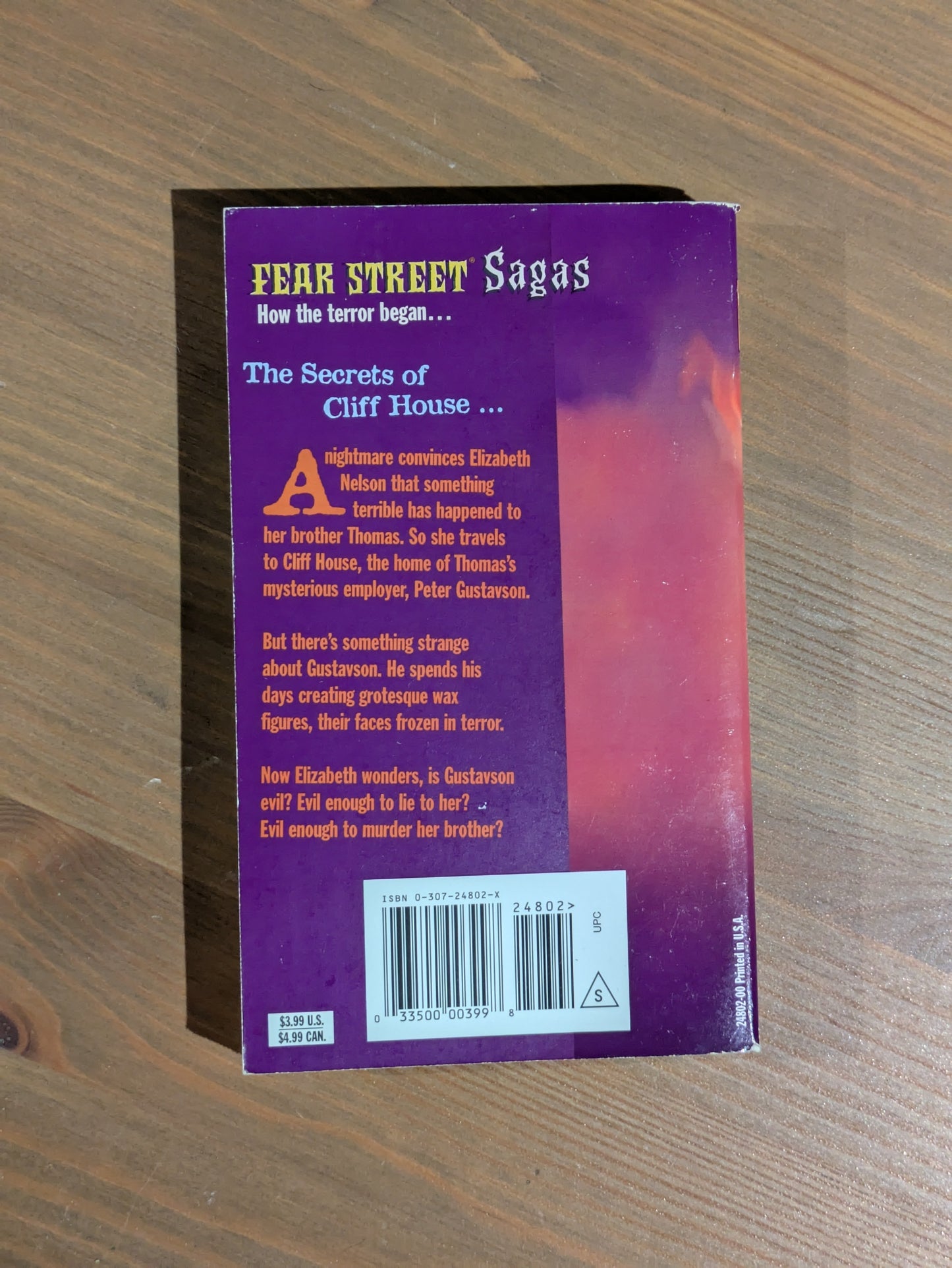 Faces of Terror (Fear Street Sagas #13) by R.L. Stine - Rare Vintage Paperback