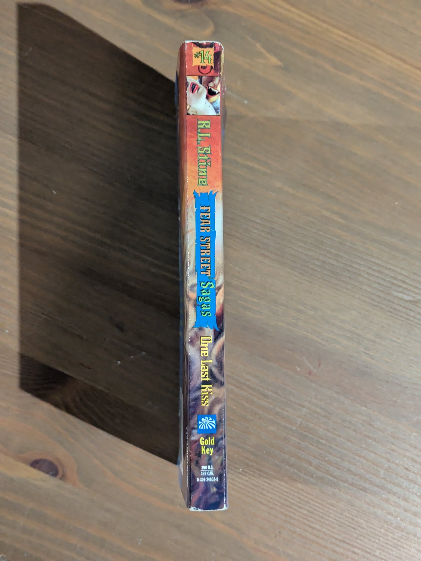 One Last Kiss (Fear Street Sagas #14) by R.L. Stine - Rare Vintage Paperback