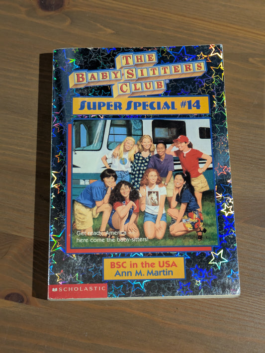 BSC in the USA (Baby-Sitters Club Super Special #14) by Ann M. Martin, Bonnie Bryant - Vintage Paperback