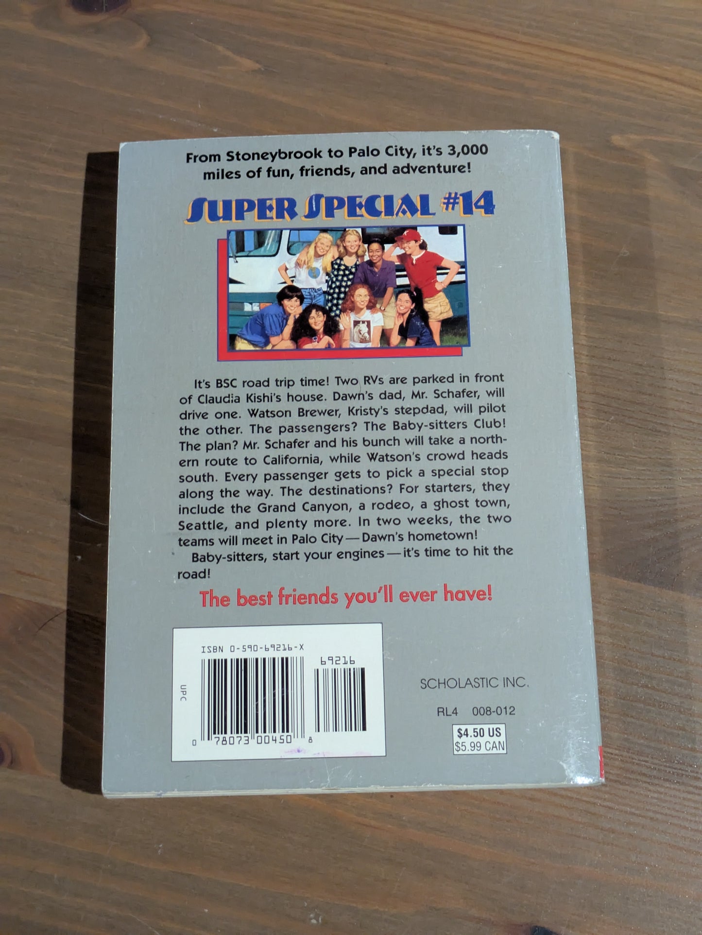 BSC in the USA (Baby-Sitters Club Super Special #14) by Ann M. Martin, Bonnie Bryant - Vintage Paperback