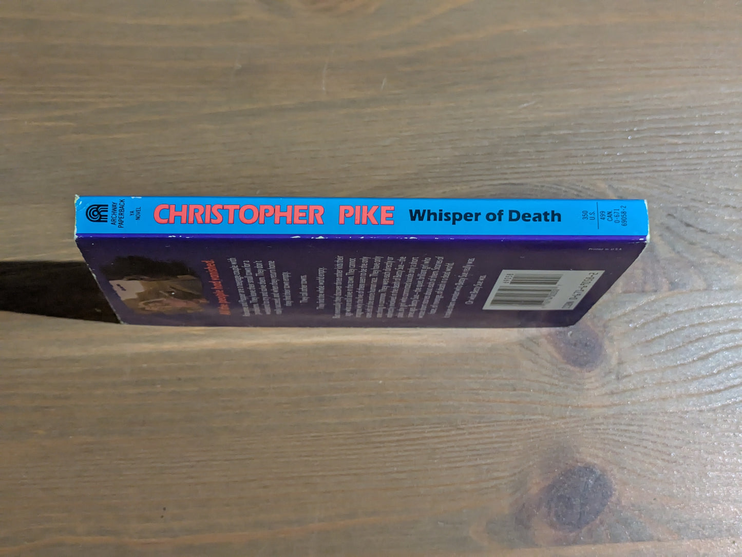 Whisper of Death (Vintage Paperback) by Christopher Pike