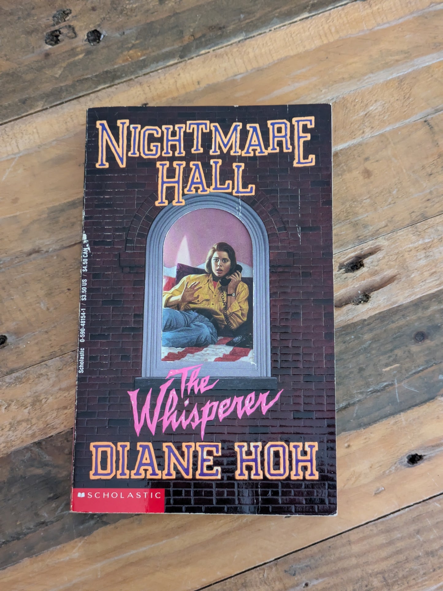 Whisperer, The (Nightmare Hall #12) by Diane Hoh - Vintage Paperback