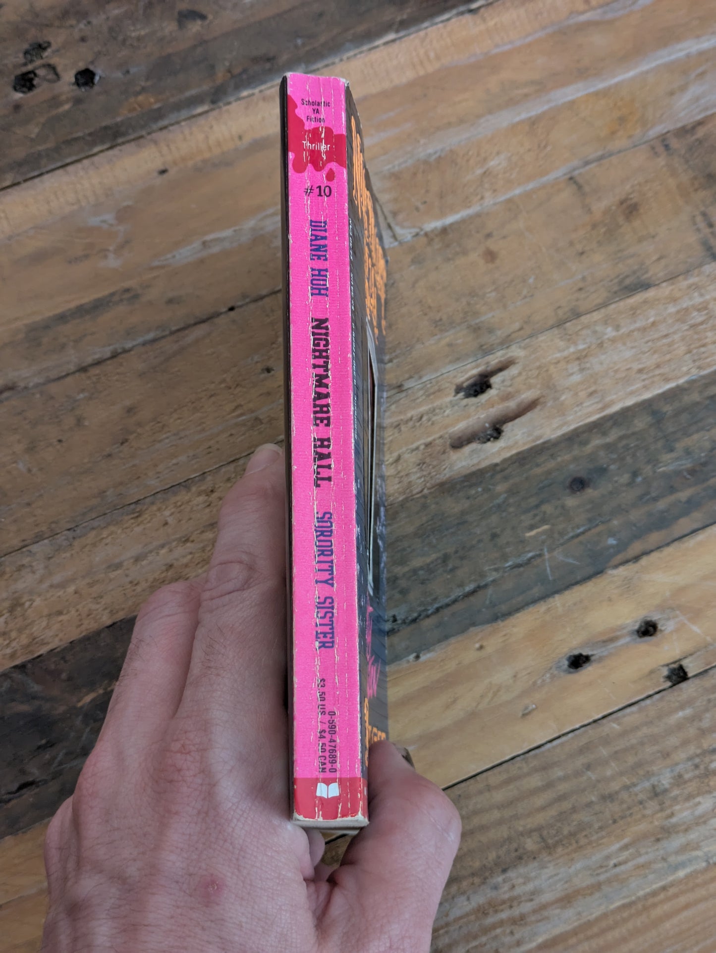 Sorority Sister (Nightmare Hall #10) by Diane Hoh - Vintage Paperback