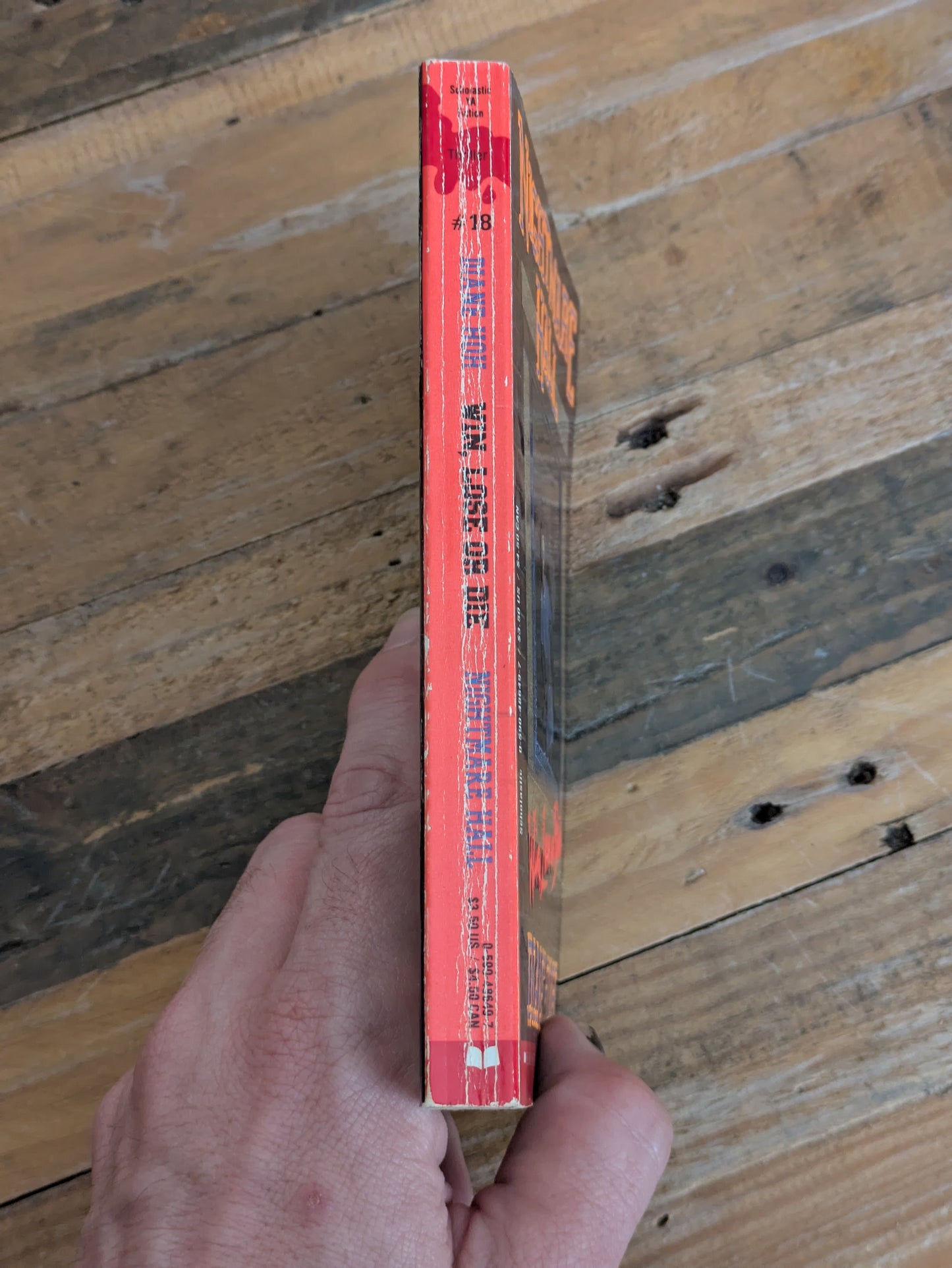 Win, Lose or Die (Nightmare Hall #18) by Diane Hoh - Vintage Paperback