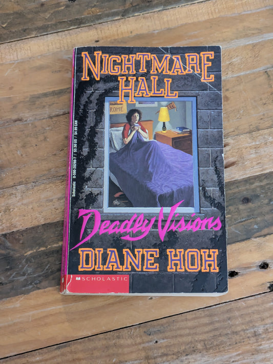Deadly Visions (Nightmare Hall #20) by Diane Hoh - Vintage Paperback
