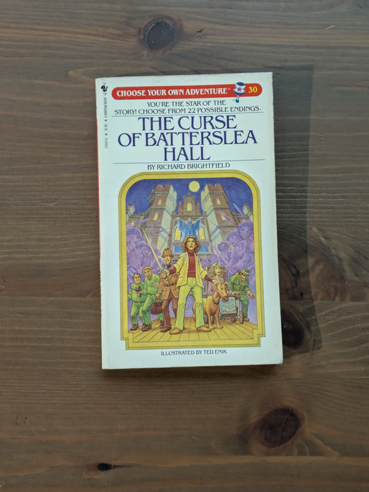 Curse of Batterslea Hall, The (Choose Your Own Adventure #30) by Richard Brightfield - Vintage Paperback