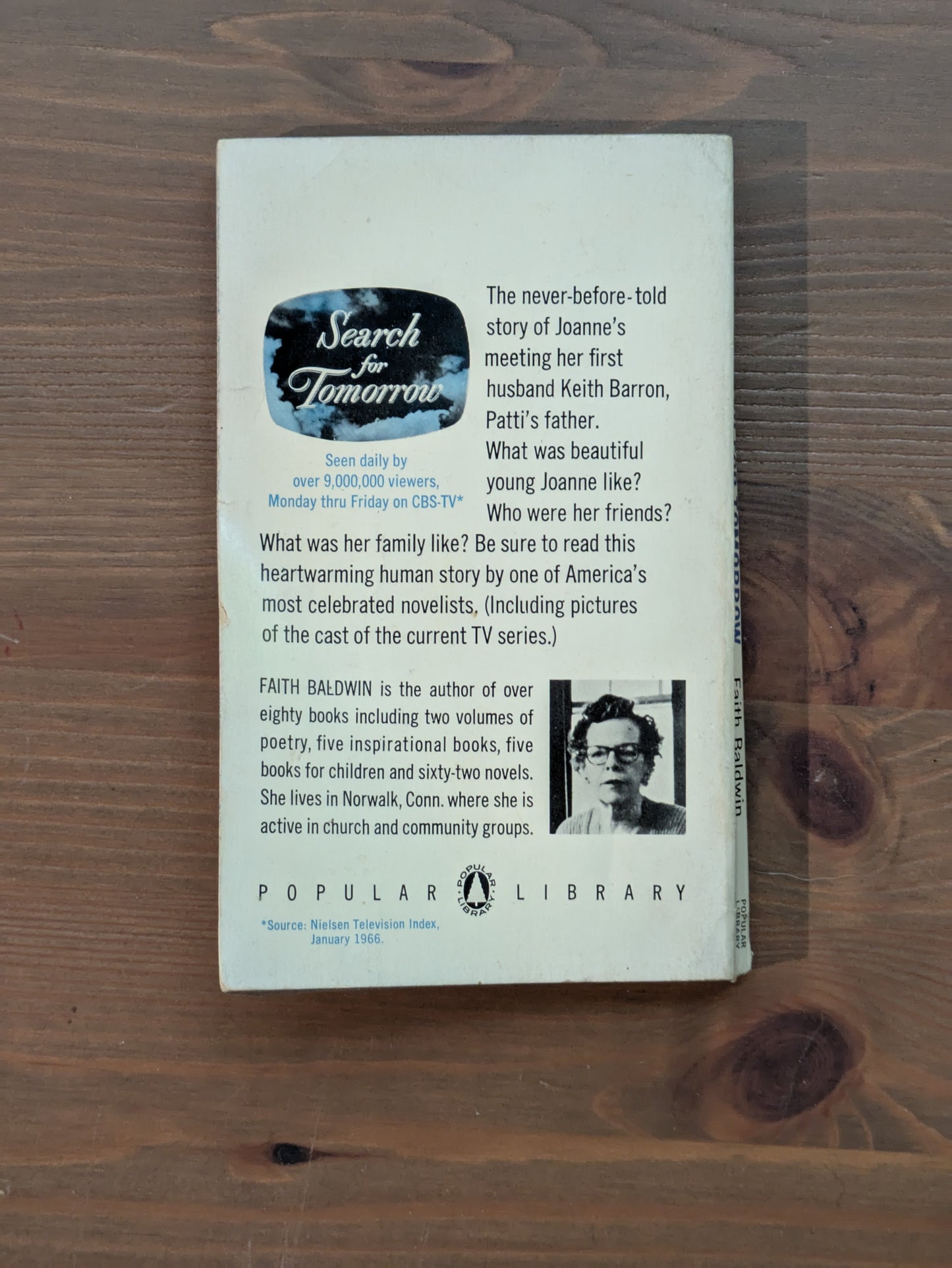 Search for Tomorrow (Vintage Tie-In Paperback) by Faith Baldwin