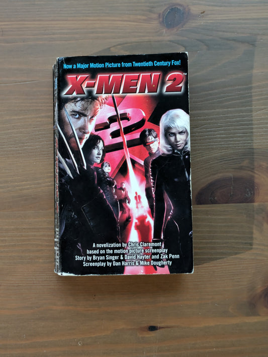 X-Men 2 (Movie Novelization) by Chris Claremont - Vintage Paperback