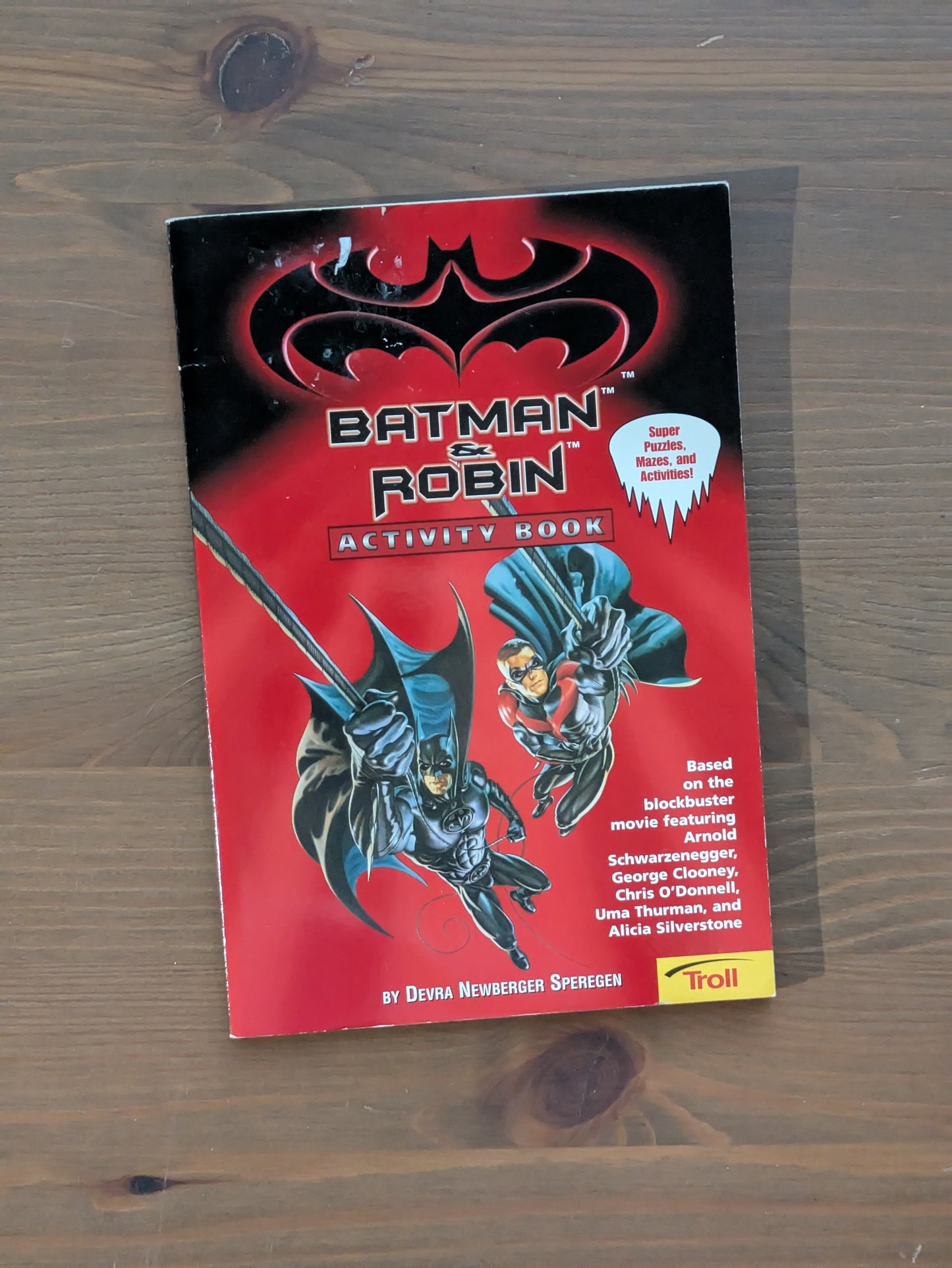 Batman & Robin Activity Book (Vintage Paperback) by Devra Newberger Speregen
