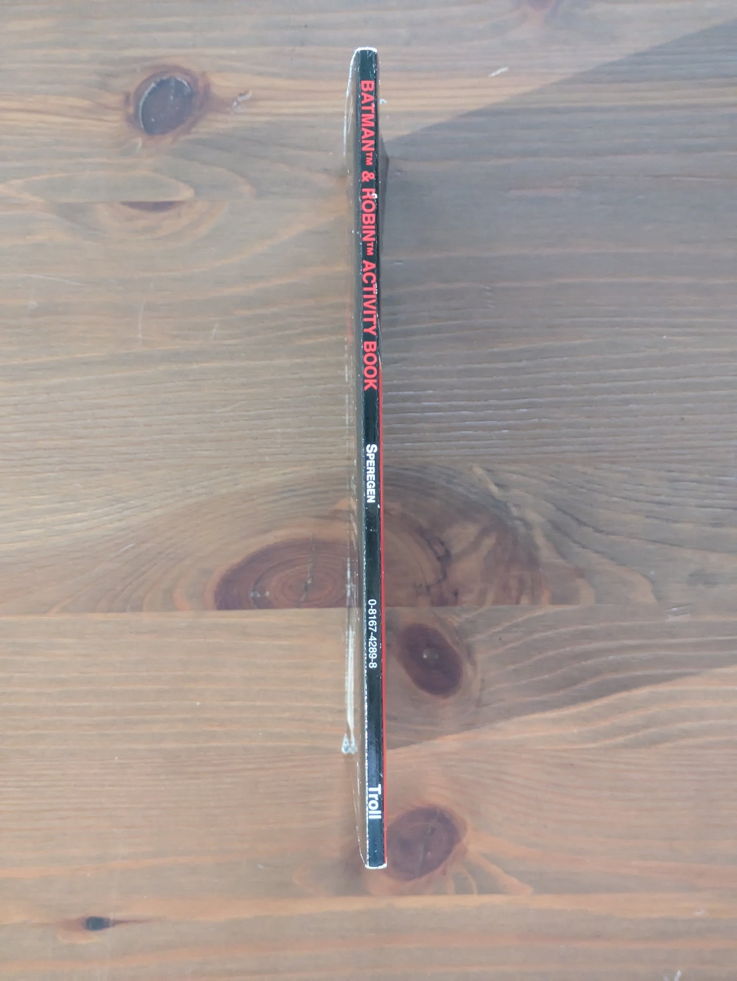 Batman & Robin Activity Book (Vintage Paperback) by Devra Newberger Speregen