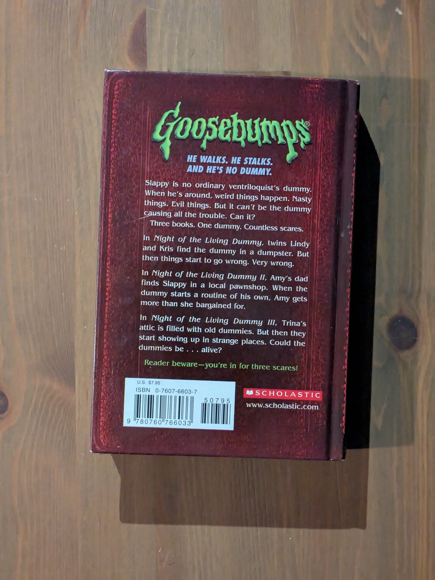 Living Dummy Collection (Goosebumps) by R.L. Stine - Vintage Hardcover
