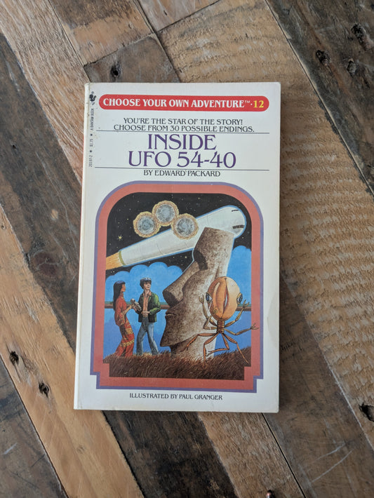 Inside UFO 54-40 (Choose Your Own Adventure #12) by Edward Packard - Vintage Paperback