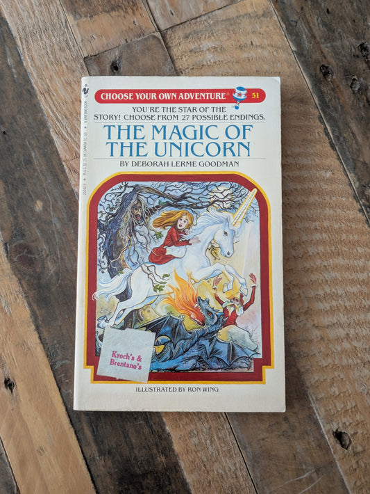 Magic of the Unicorn, The (Choose Your Own Adventure #51) by Deborah Lerme Goodman - Vintage Paperback