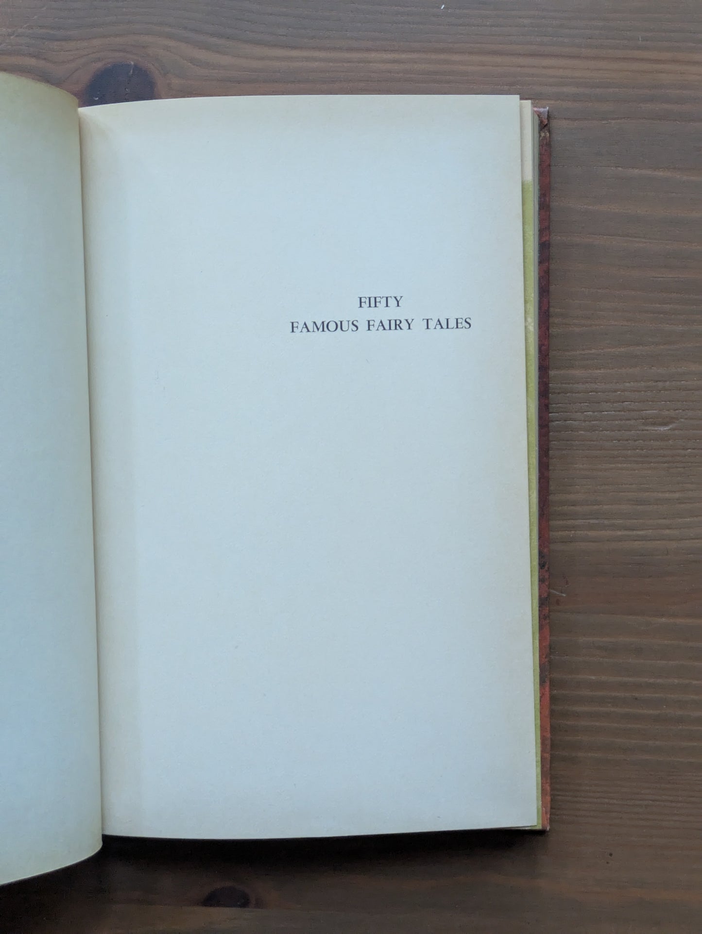 Fifty Famous Fairy Tales (Vintage Hardcover) by Robert J. Lee (Illustrator)