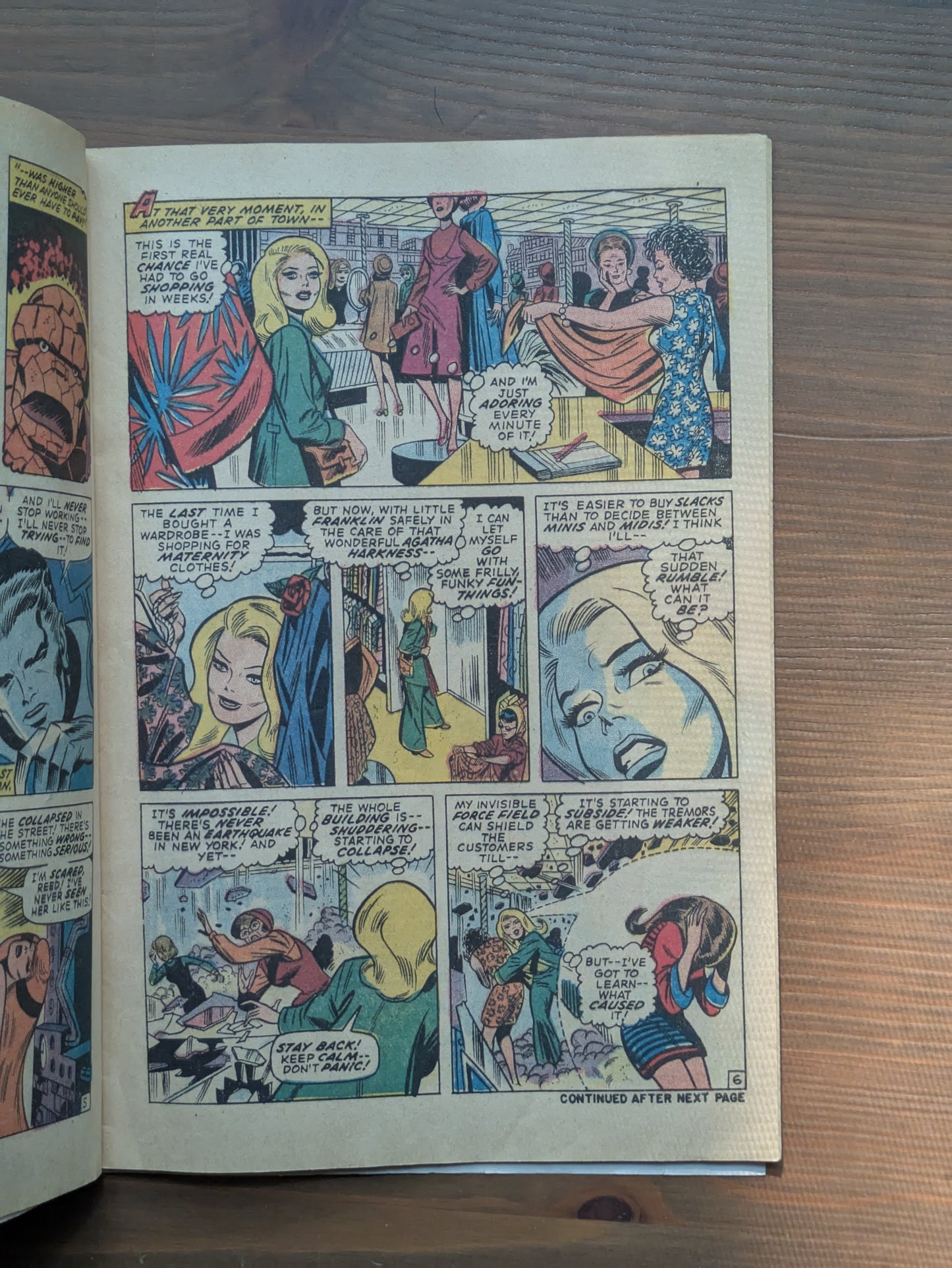 Fantastic Four #105 (The Monster Stalks the Streets!) by Stan Lee - Vintage Comic