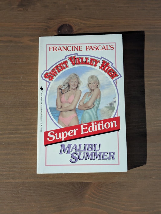 Malibu Summer (Sweet Valley High Super Editions #4) by Francine Pascal - Vintage Paperback