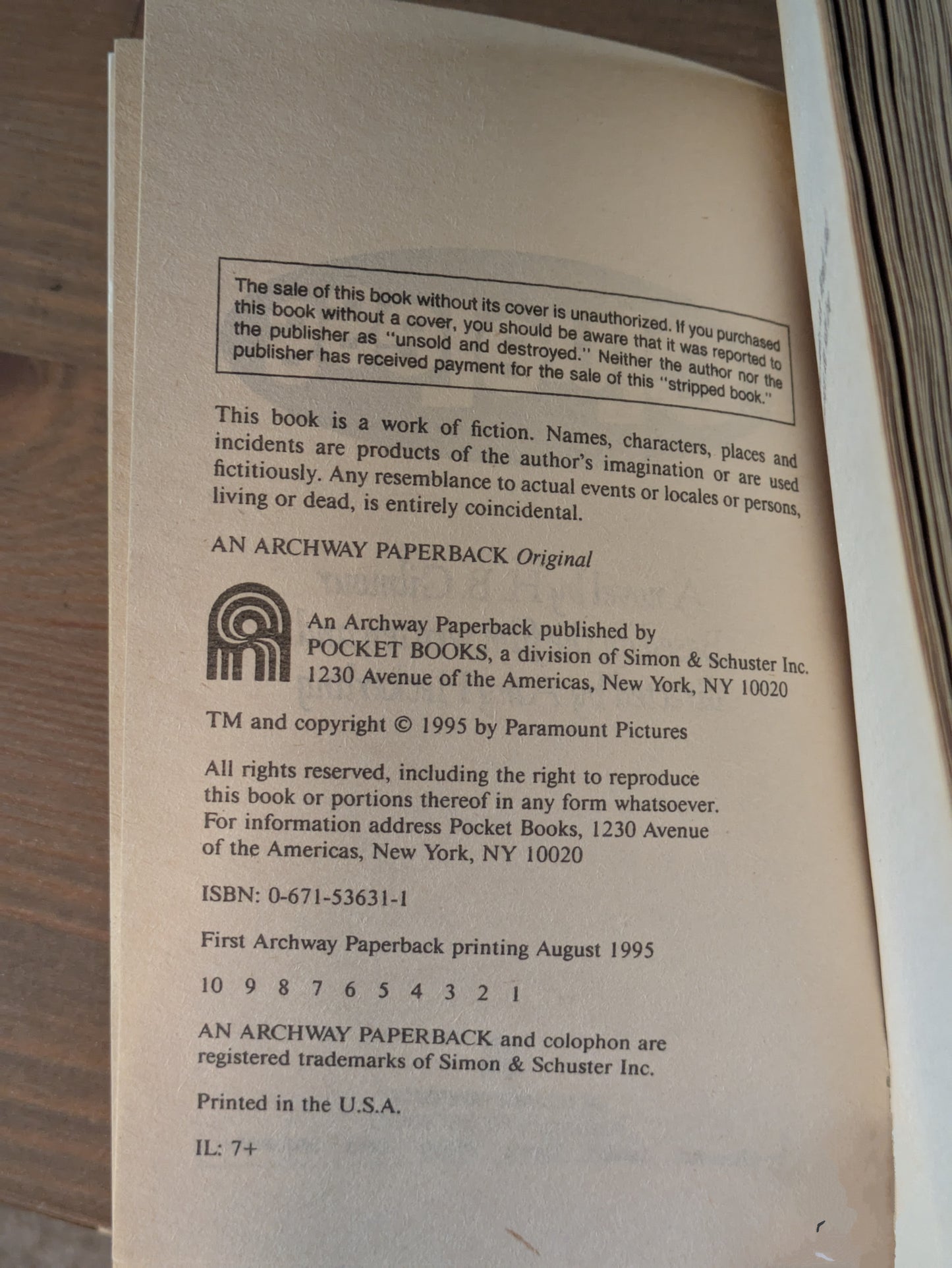 Clueless (Vintage Tie-In Paperback) by H.B. Gilmour