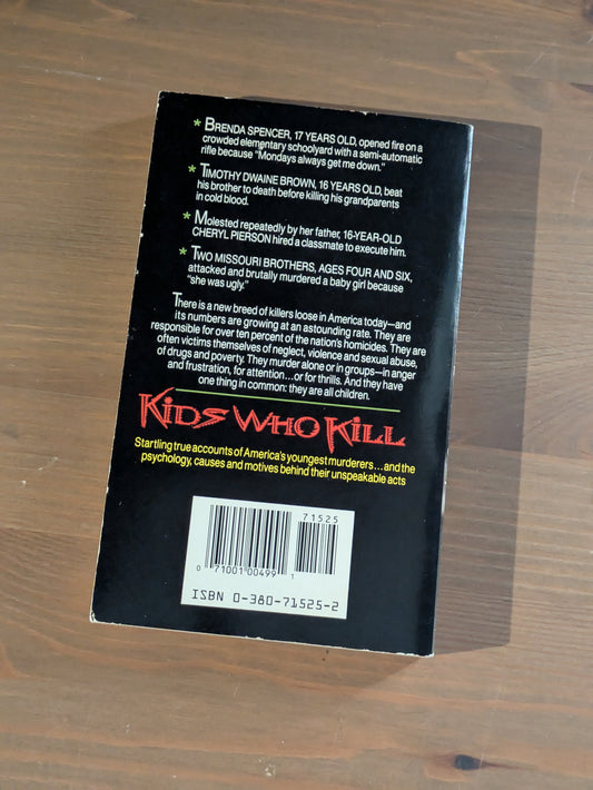 Kids Who Kill (Vintage Paperback) by Charles Patrick Ewing