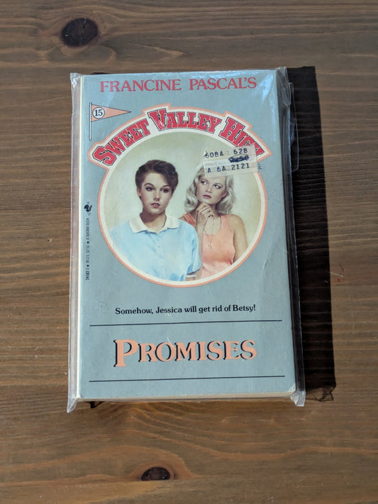 Promises (Sweet Valley High #15) by Francine Pascal - Vintage Paperback